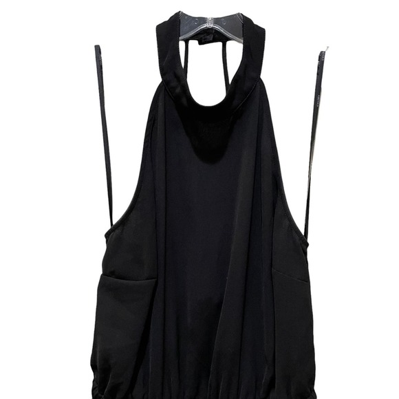 Forever 21 Choker Sleeveless Romper Black Size Medium - Picture 4 of 8